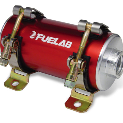 Fuelab Prodigy High Flow Carb In-Line Fuel Pump - 1800 HP - Red
