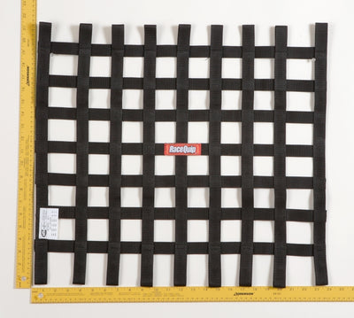RaceQuip Black 21 X 24 SFI Ribbon Net