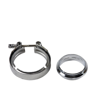 Granatelli 3.0in Aluminum Mating Male to Female Flanges w/V-Band/O-Ring Seal