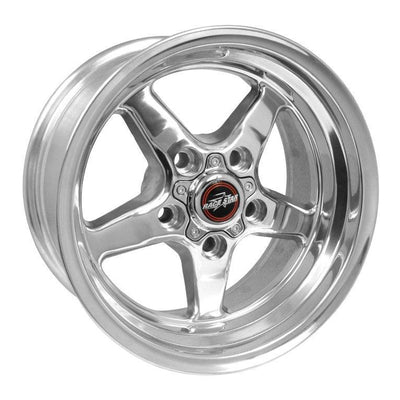 Race Star 92 Drag Star 15x8.00 5x4.75bc 4.50bs Direct Drill Polished Wheel