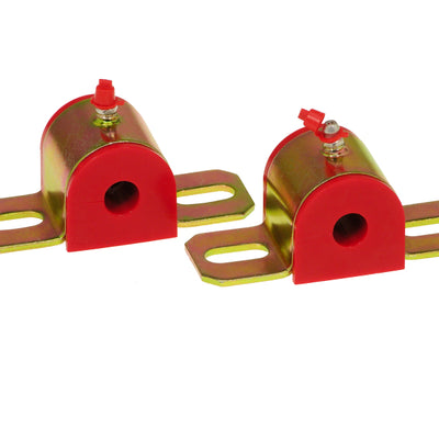 Prothane Universal Greasable Sway Bar Bushings - 9/16in - Type B Bracket - Red