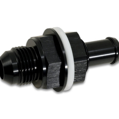 Vibrant Bulkhead Fuel Cell Adapter -8AN Male Flare x 1/2in Barb