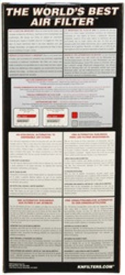 K&N 05-06 Porsche Boxster 2.7L-F6/3.2L-F6 Drop In Air Filter