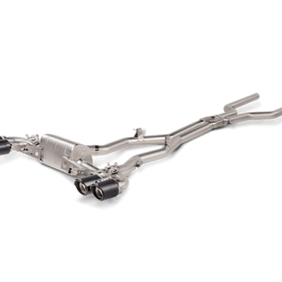 Akrapovic 2021 BMW M8/M8 Competition (F93) Evolution Line Cat Back (Titanium) w/Carbon Tips