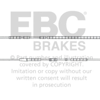 EBC 2010-2016 BMW Z4 3.0L (E89) Rear Wear Leads