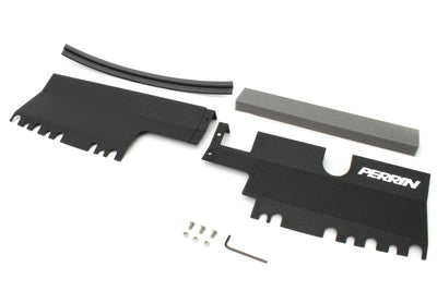 PERRIN 15-21 Subaru WRX/STI Radiator Shroud (Without OEM Intake Scoop) - Black