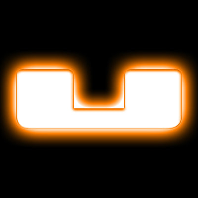 ORACLE Lighting Universal Illuminated LED Letter Badges - Matte Wht Surface Finish - U