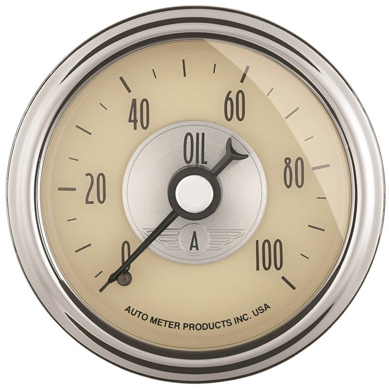 Autometer Prestige Series 52mm 0-100 PSI Mechanical Oil Pressure Gauge
