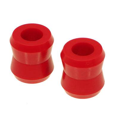 Prothane Universal Shock Bushings - Large Hourglass - 3/4 ID - Red