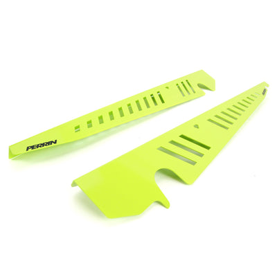 PERRIN 15-21 Subaru WRX/STI Fender Shroud Set - Neon Yellow