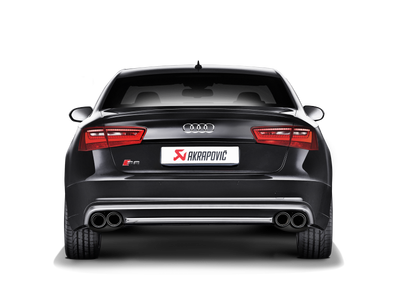 Akrapovic 13-17 Audi S6 Avant/Limousine (C7) Evolution Line Cat Back (Titanium) w/ Carbon Tips
