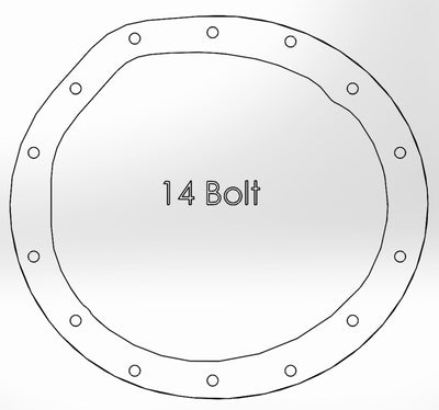 aFe Power Rear Differential Cover Raw w/Machined Fins Street Ser. 16-17 Nissan Titan XD (AAM 9.5-14)
