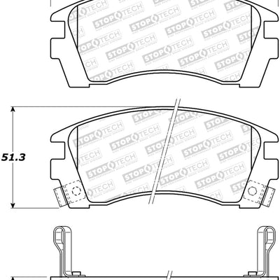 StopTech Street Brake Pads - Front