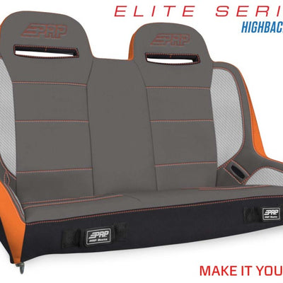 PRP Elite Series High Back Rear Suspension Bench Seat (40-53In.)