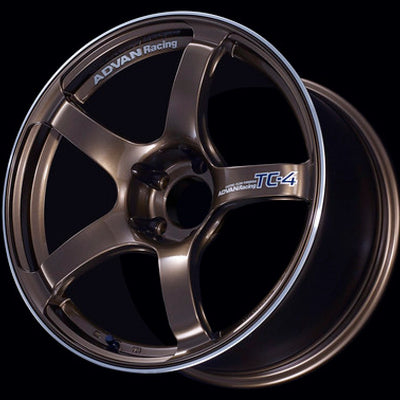 Advan TC4 16x7.0 +44 5x114.3 Umber Bronze Metallic and Ring Wheel