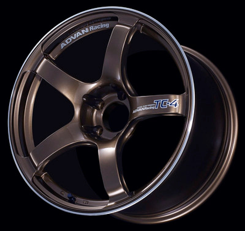 Advan TC4 15x5.5 +45 4x100 Umber Bronze Metallic and Ring Wheel