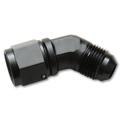 Vibrant -12AN Female to -12AN Male 45 Degree Swivel Adapter Fitting