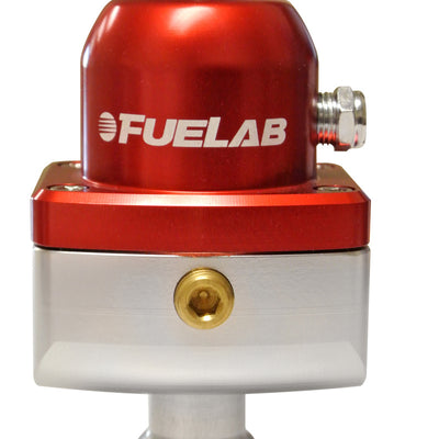 Fuelab 555 Carb Adjustable FPR Blocking 1-3 PSI (1) -8AN In (2) -8AN Out - Red