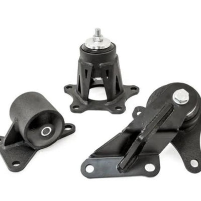 Innovative 98-02 Accord H-Series Black Steel Mounts 95A Bushings (Auto Chassis Auto Trans)
