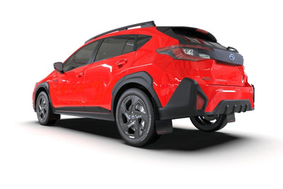 Rally Armor 24-25 Subaru Crosstrek Black UR Mud Flap Grey Logo