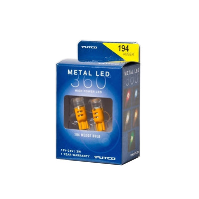Putco 194 - Amber Metal 360 LED