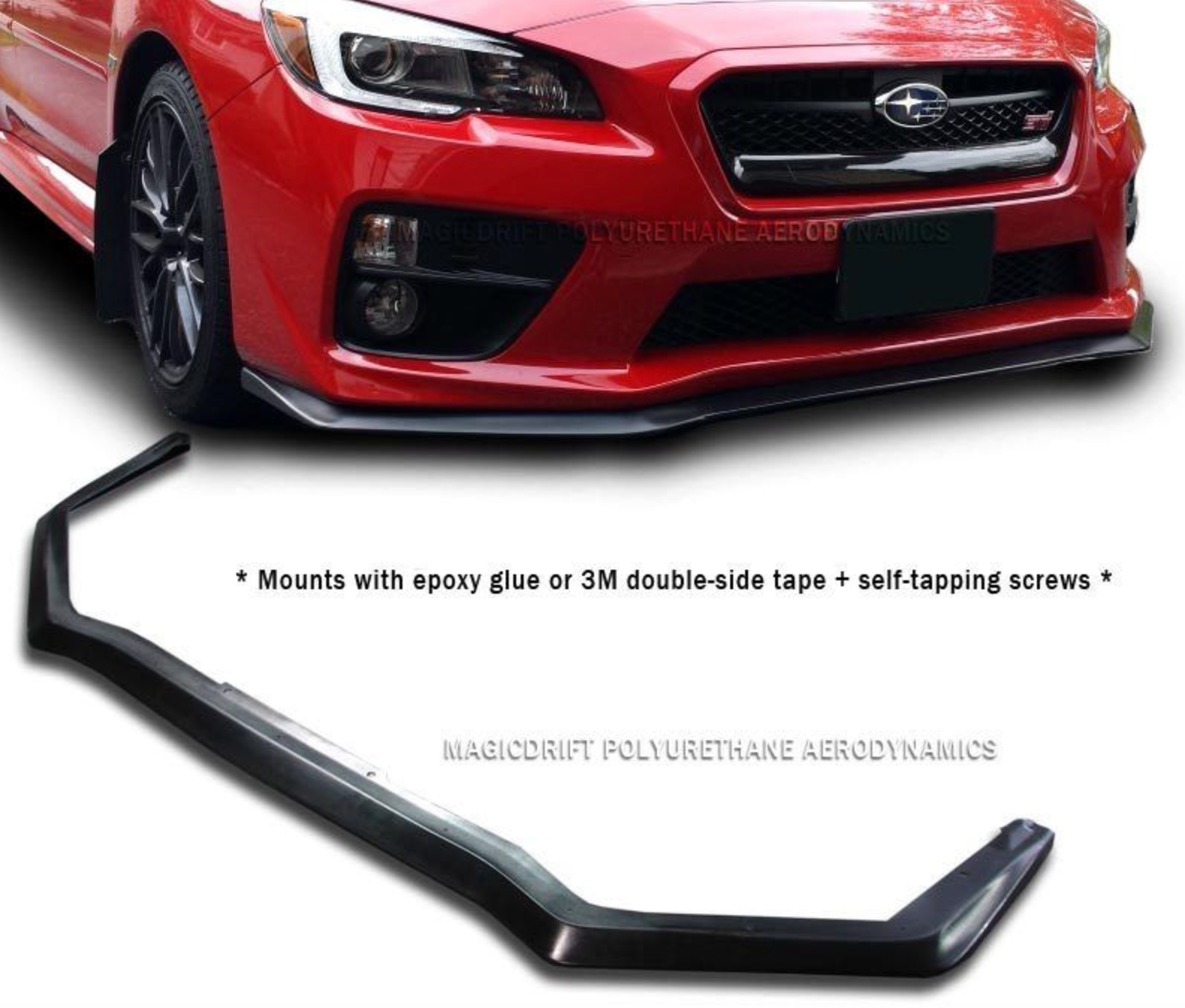 2015-2019 Subaru Impreza WRX/STi HD-Style Front Lip - HoneyComb Motorsports