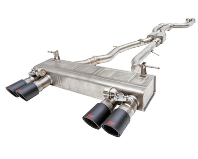 iPE Titanium Valvetronic Resonated Exhaust System w/ Quad Polished Tips and Remote - BMW M4 F8X (15-20')