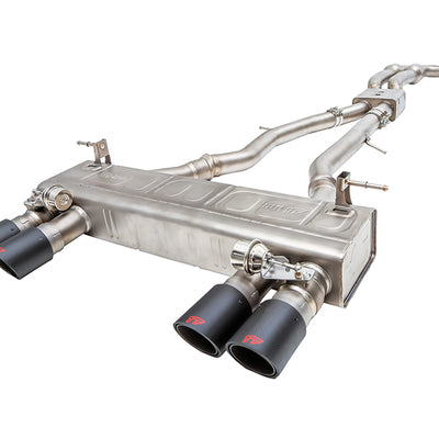 iPE Titanium Valvetronic Resonated Exhaust System w/ Quad Polished Tips and Remote - BMW M4 F8X (15-20')