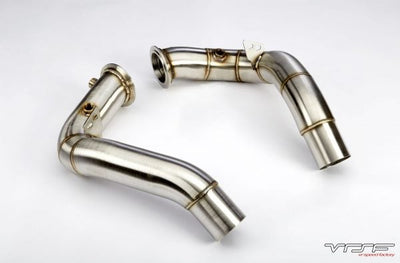 VRSF 3" Stainless Steel Catless Downpipe - 13-16 BMW M5/M6 (F06/F10/F12)