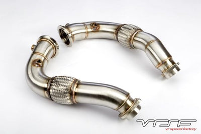 VRSF Stainless Steel Catless Downpipe - 10-17 BMW 550i/550xi/650i (F10/F11/F12)